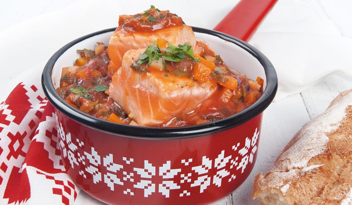 Ossobuco z łososia norweskiego