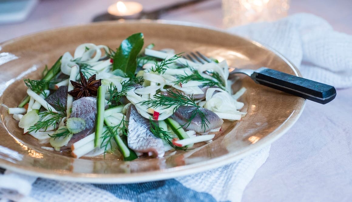 Śledź z koprem włoskim