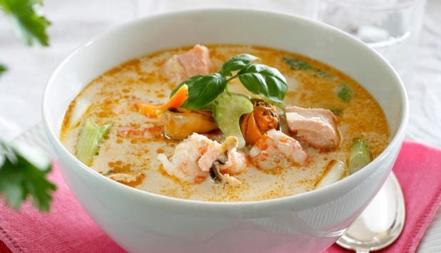 Zupa rybna z owocami morza wg przepisu Marit Bjørgen