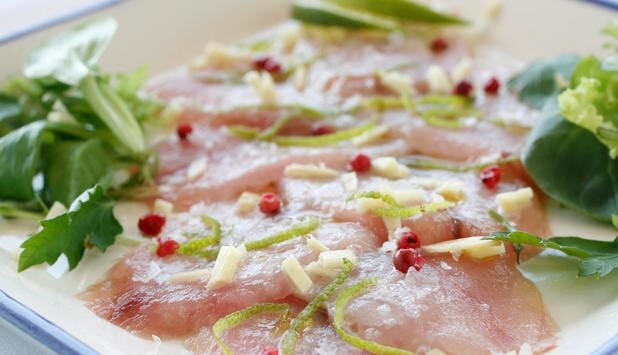 Makrela marynowana w soku z limonki